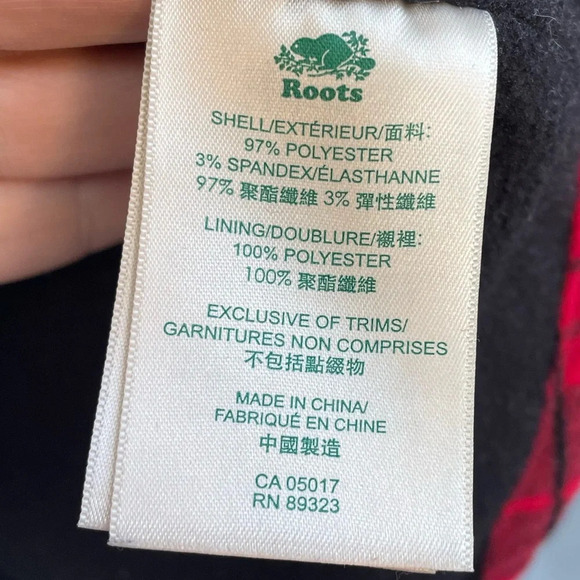 Roots Plaid  Shacket, size 9/10 years old - Picture 6 of 12